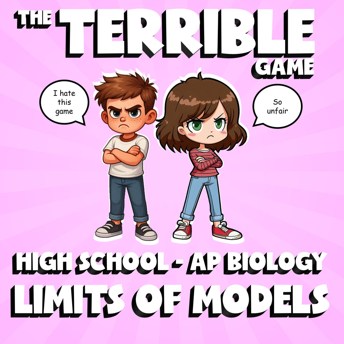 Limits of Models THE TERRIBLE GAME - No Prep AP Biology Science Review Activity