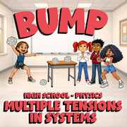 Multiple Tensions in Systems BUMP Science Game - No Prep Physics Review Activity