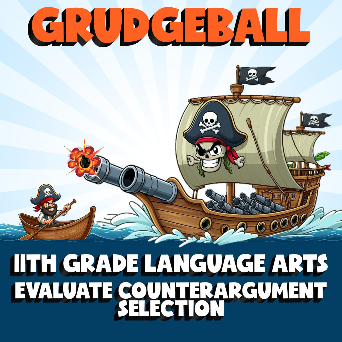 Evaluate Counterargument Selection GRUDGEBALL ELA Game - No Prep Grade 11 Review