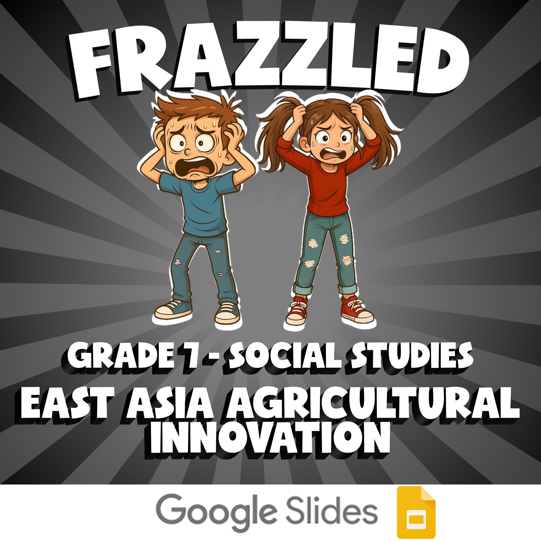 East Asia Agricultural Innovation FRAZZLED Socials Game - No Prep Grade 7 Review