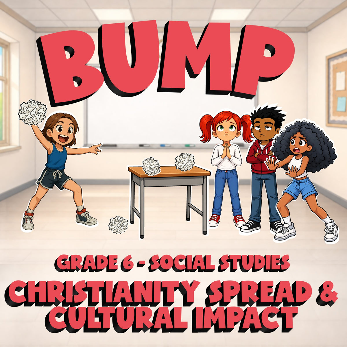 Christianity Spread & Cultural Impact BUMP Socials Game - No Prep Grade 6 Review