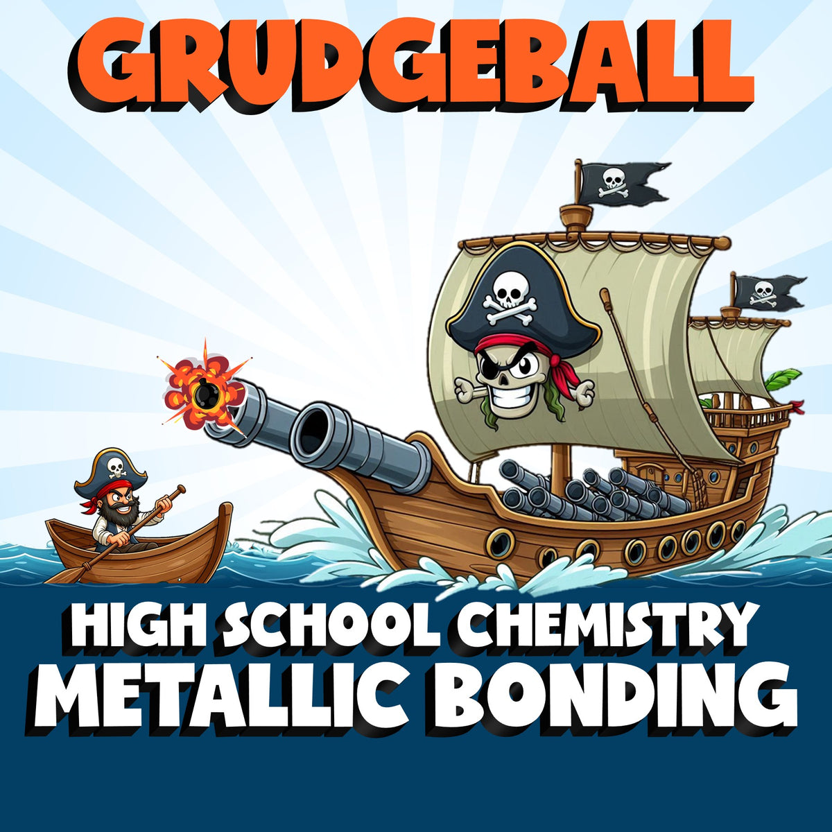 Metallic Bonding GRUDGEBALL Science Game - No Prep Chemistry Review Activity