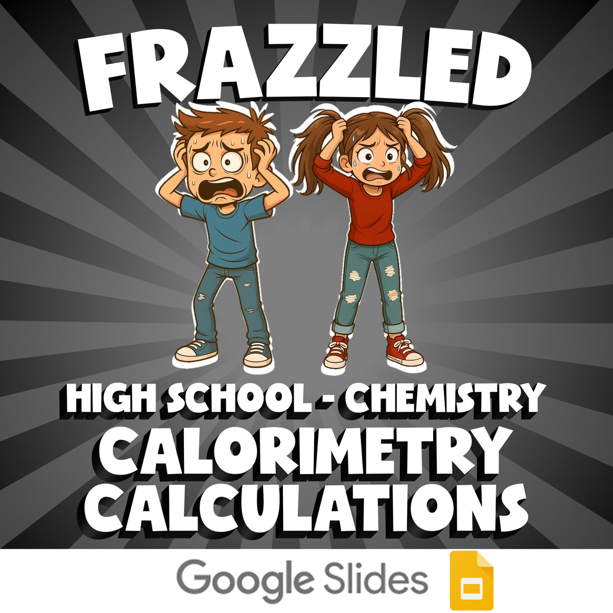 Calorimetry Calculations FRAZZLED Science Game - No Prep Chemistry Review
