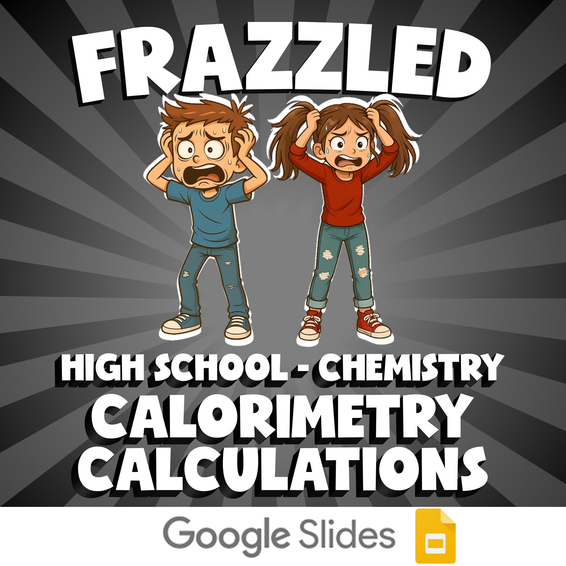 Calorimetry Calculations FRAZZLED Science Game - No Prep Chemistry Review