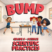 Scientific Practices BUMP Science Game - No Prep Grade 8 Review Activity