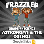 Astronomy & the Cosmos FRAZZLED Science Game - No Prep Grade 9 Review Activity