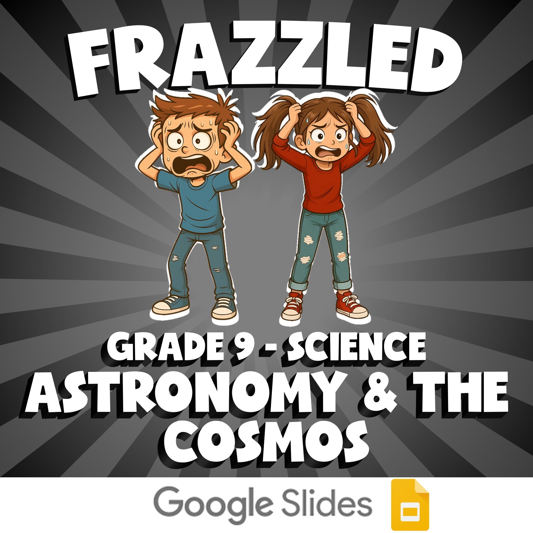 Astronomy & the Cosmos FRAZZLED Science Game - No Prep Grade 9 Review Activity