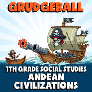 Andean Civilizations GRUDGEBALL Socials Game - No Prep Grade 7 Review Activity