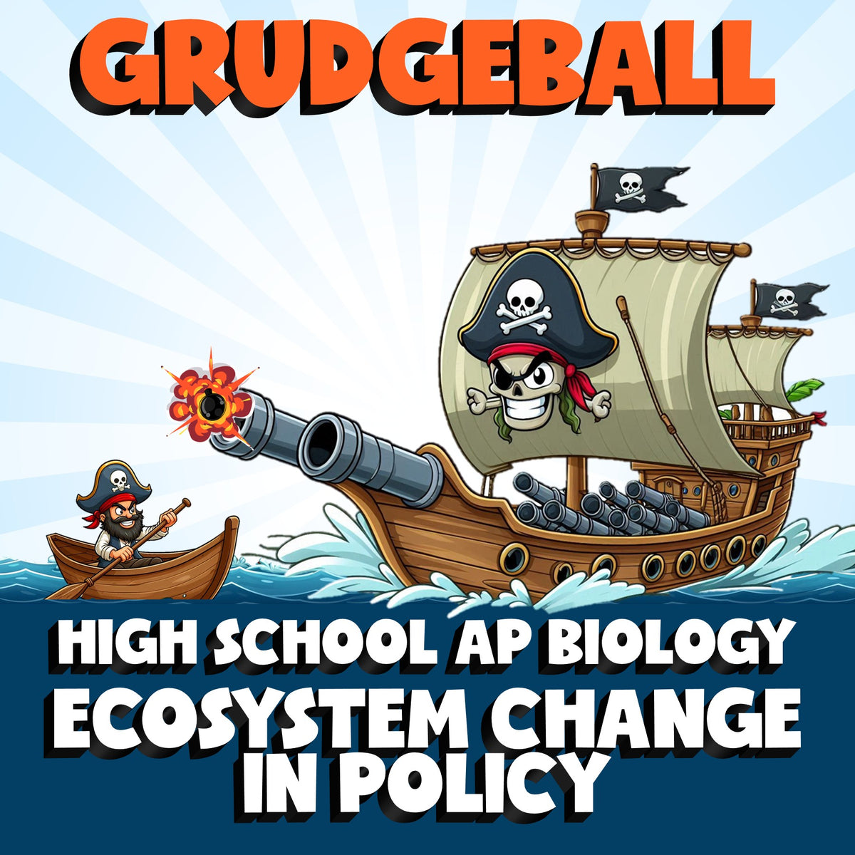 Ecosystem Change in Policy GRUDGEBALL Science Game - No Prep AP Biology Review
