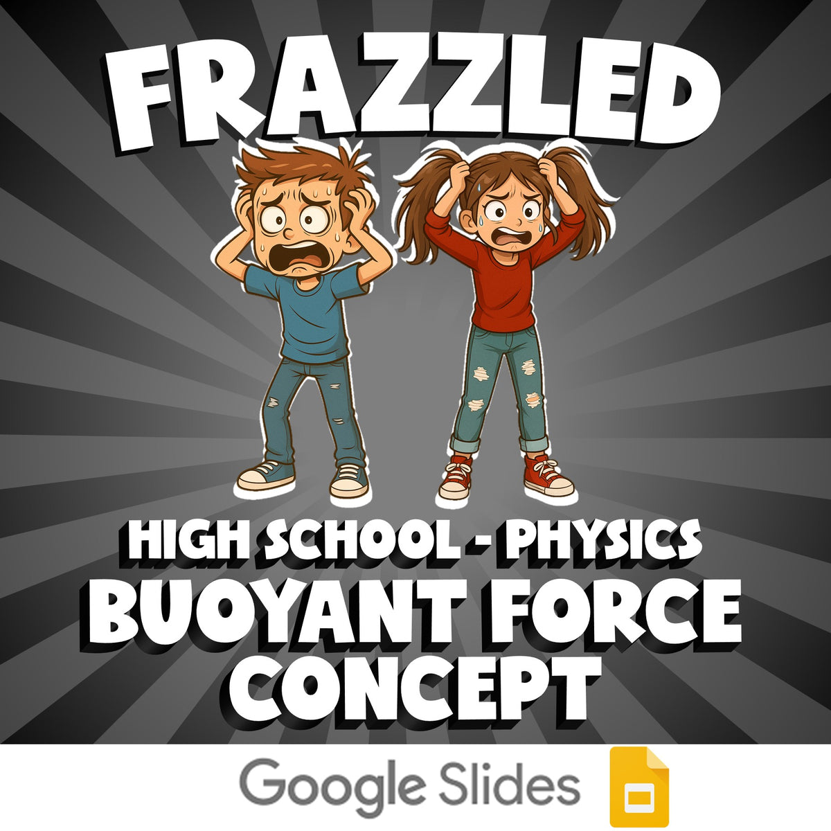 Buoyant Force Concept FRAZZLED Science Game - No Prep Physics Review Activity