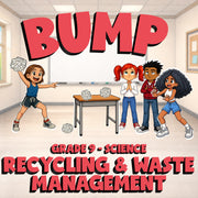 Recycling & Waste Management BUMP Science Game - No Prep Grade 9 Review Activity