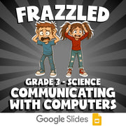 Communicating with Computers FRAZZLED Science Game - No Prep Grade 3 Review