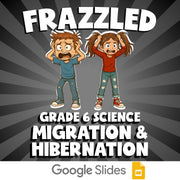 Migration & Hibernation FRAZZLED Science Game - No Prep Grade 6 Review Activity