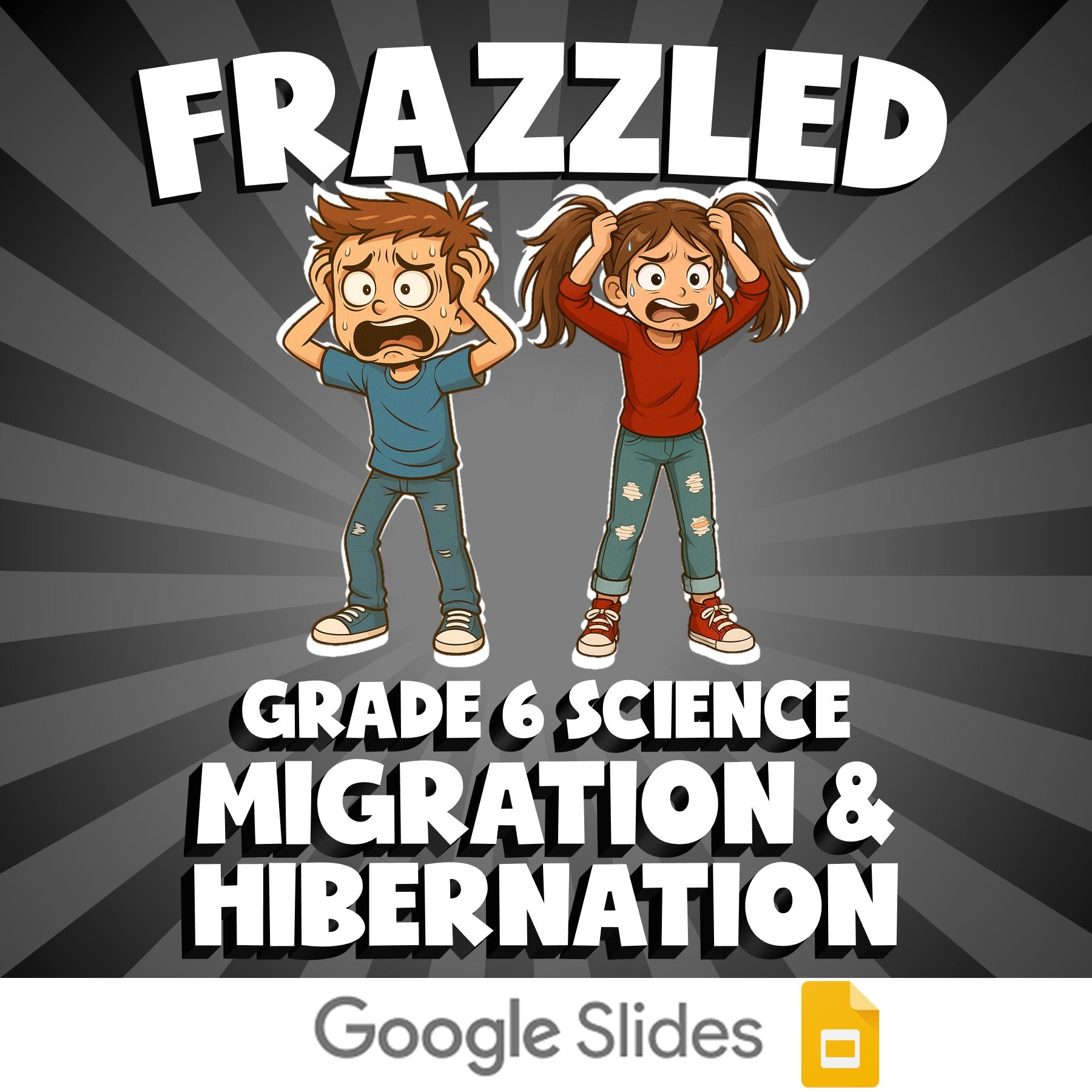 Migration & Hibernation FRAZZLED Science Game - No Prep Grade 6 Review Activity