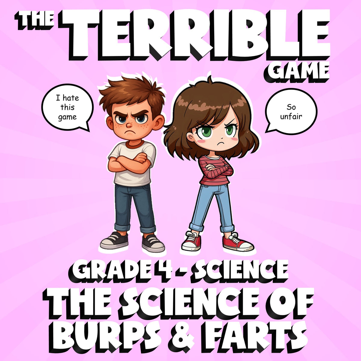 The Science of Burps & Farts THE TERRIBLE GAME - No Prep Grade 4 Science Review