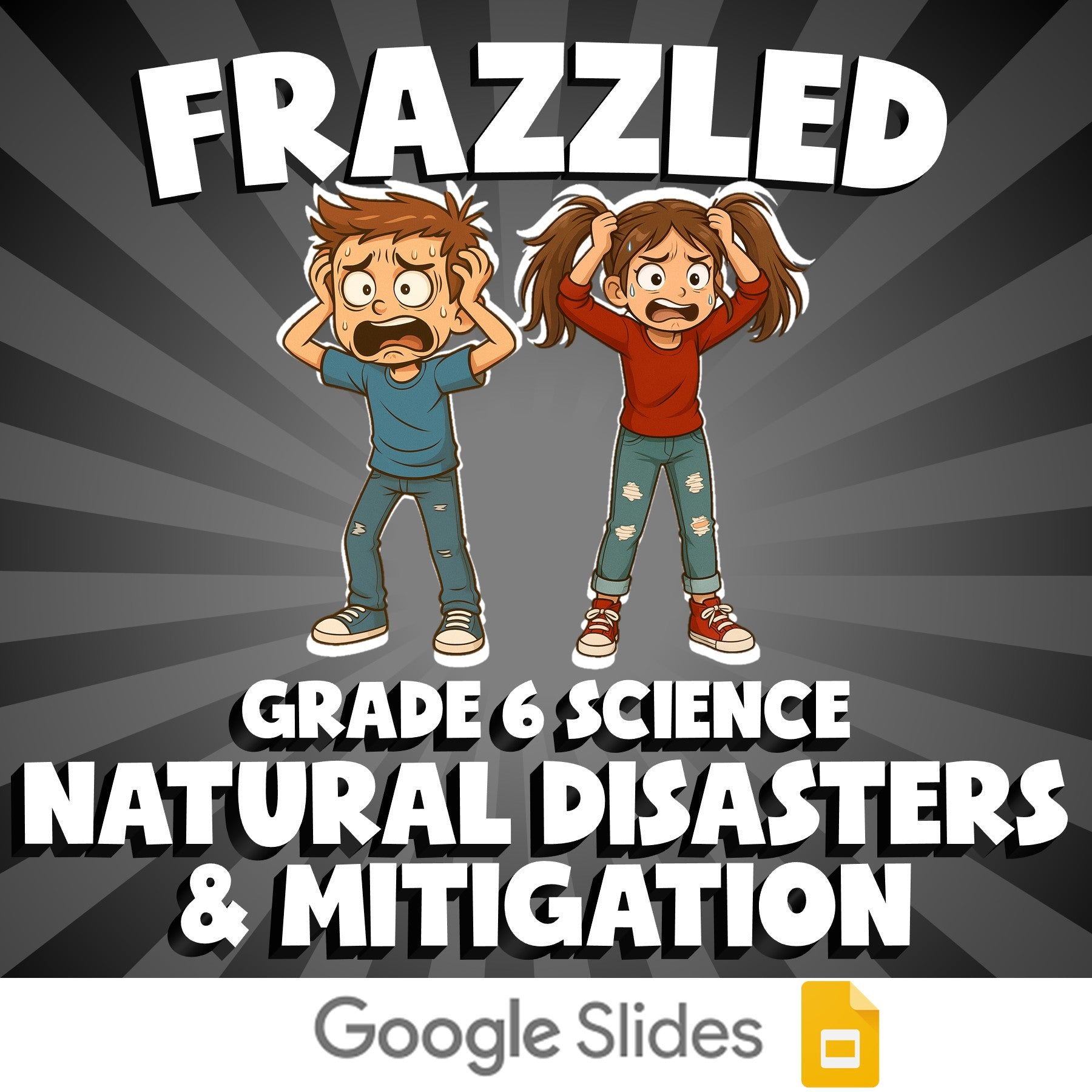 Natural Disasters & Mitigation FRAZZLED Science Game - No Prep Grade 6 Review