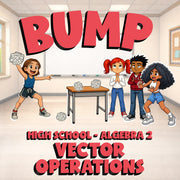 Vector Operations BUMP Math Game - No Prep Algebra 2 Review Activity