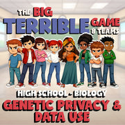 Genetic Privacy & Data Use BIG TERRIBLE GAME - No Prep Biology Science Review