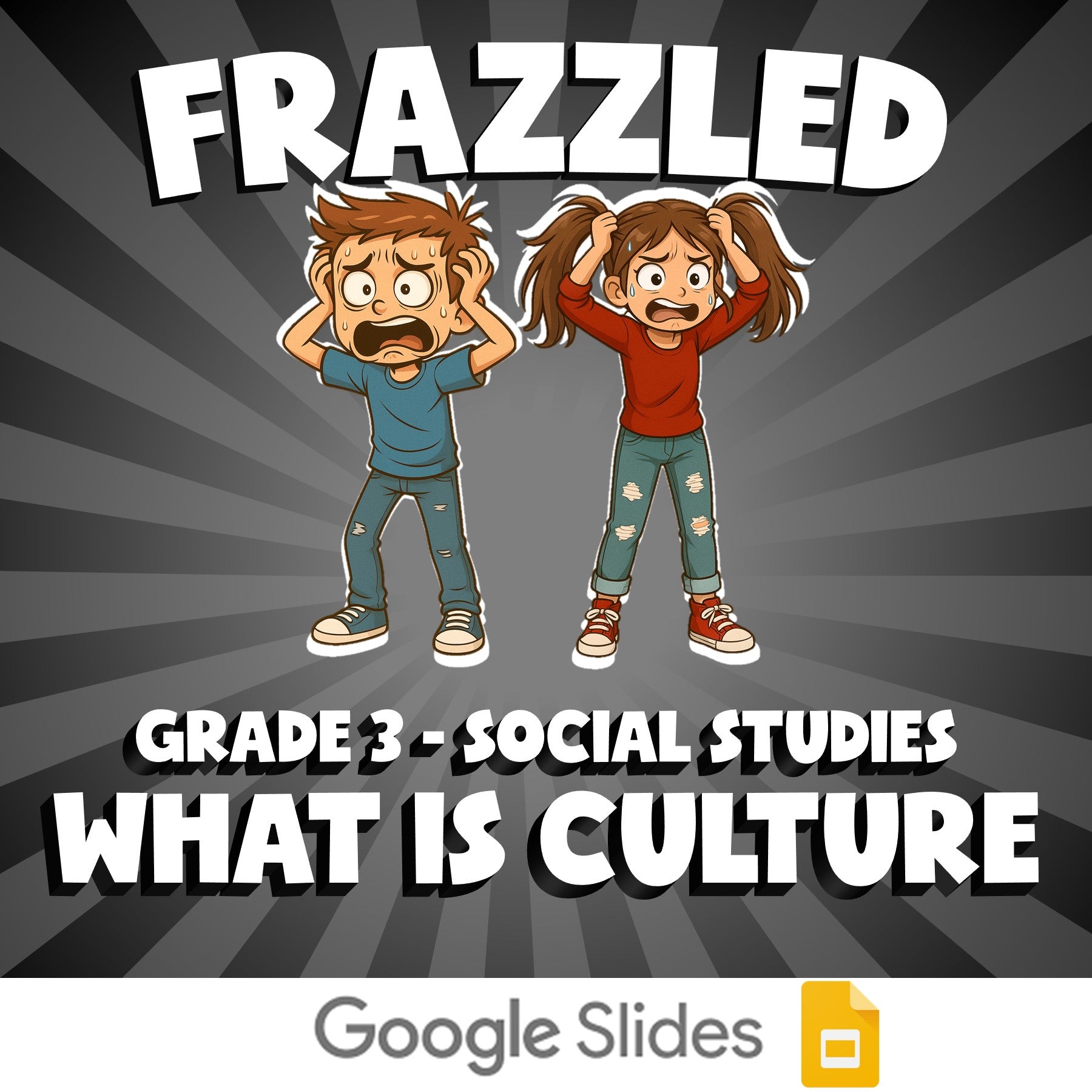 What Is Culture FRAZZLED Socials Game - No Prep Grade 3 Review Activity