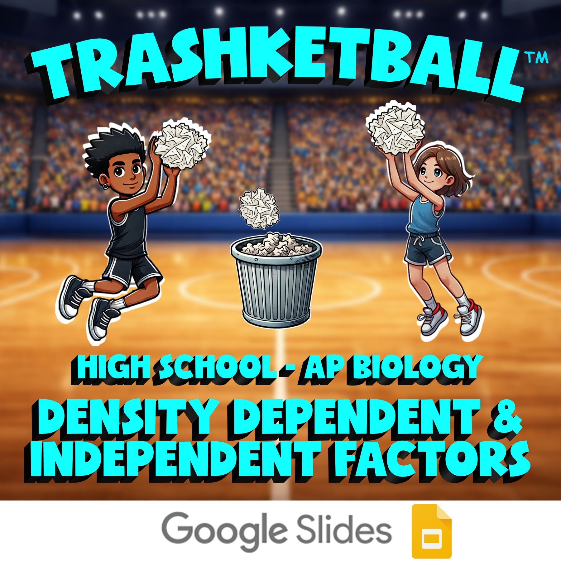Density Dependent & Independent Factors TRASHKETBALL Science Game - AP Biology