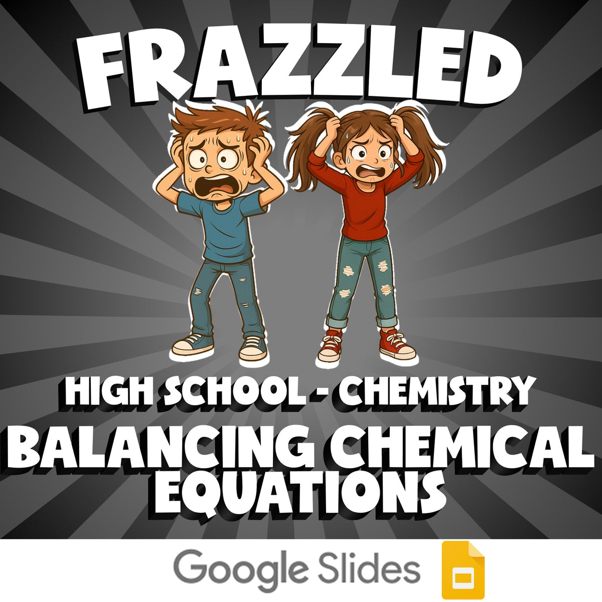 Balancing Chemical Equations FRAZZLED Science Game - No Prep Chemistry Review