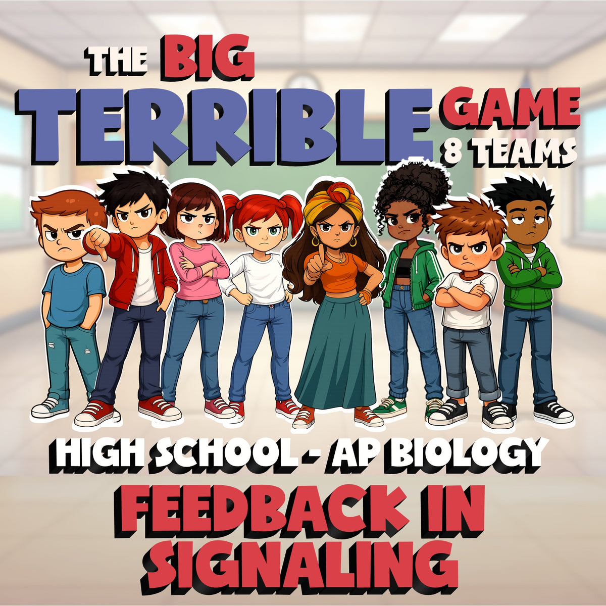 Feedback in Signaling BIG TERRIBLE GAME - No Prep AP Biology Science Review