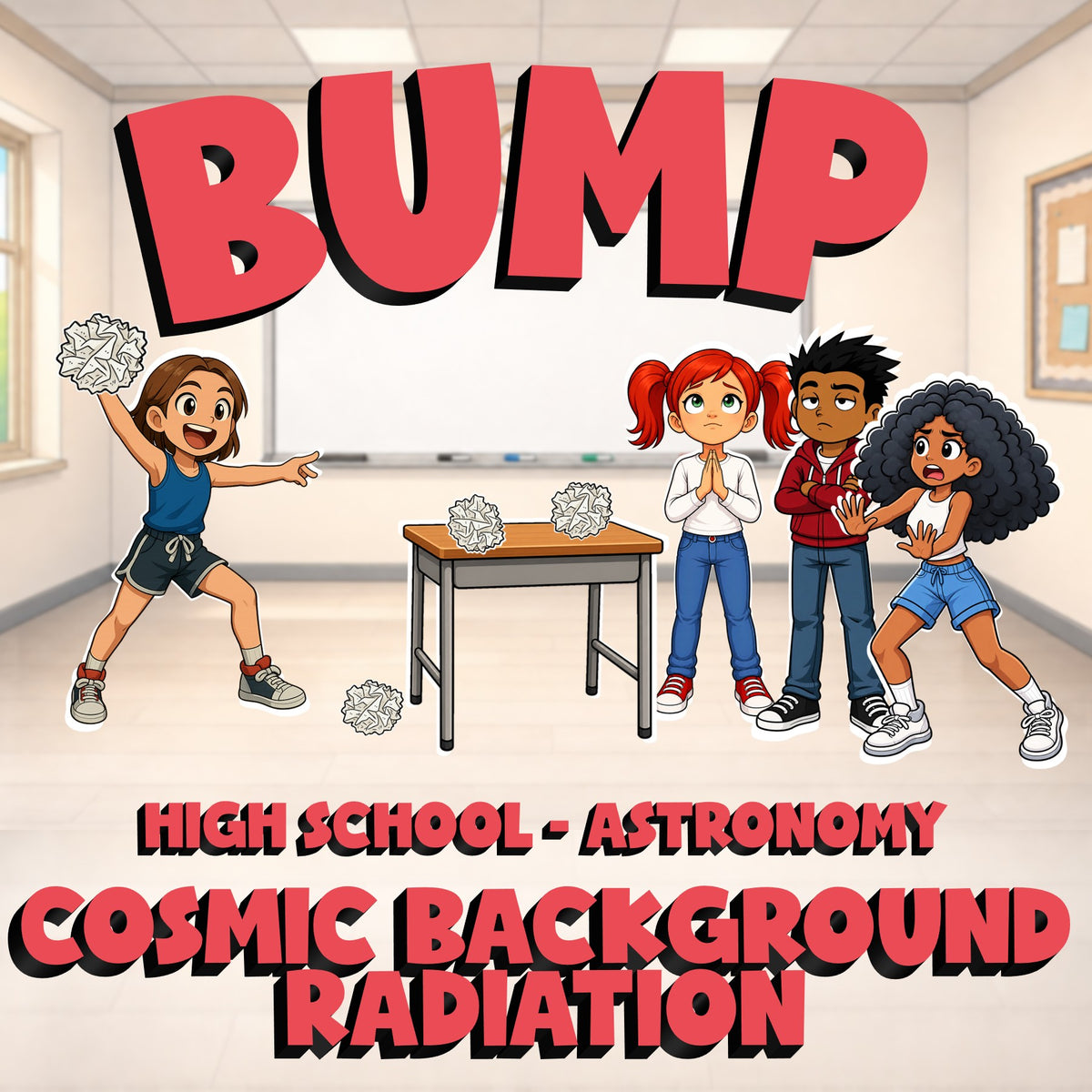 Cosmic Background Radiation BUMP Science Game - No Prep Astronomy Review