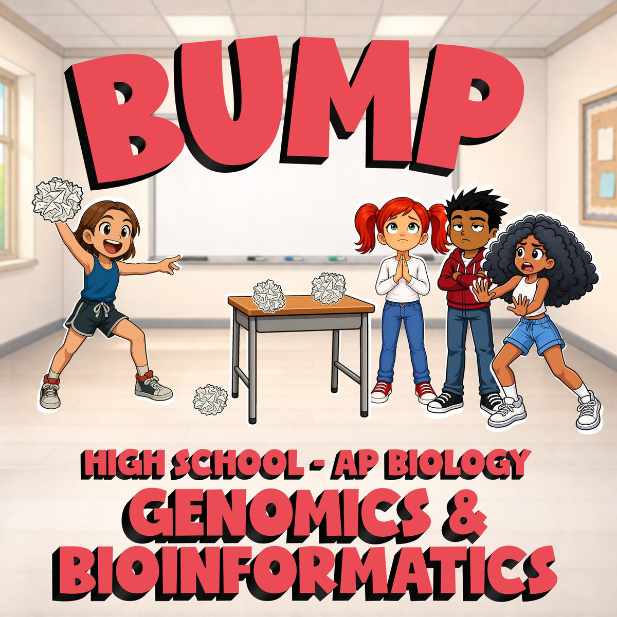 Genomics & Bioinformatics BUMP Science Game - No Prep AP Biology Review Activity