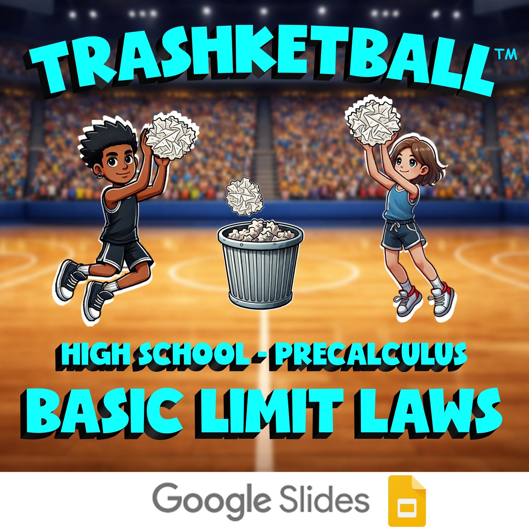 Basic Limit Laws TRASHKETBALL Math Game - No Prep PreCalculus Review Activity