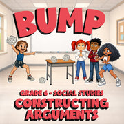 Constructing Arguments BUMP Socials Game - No Prep Grade 6 Review Activity