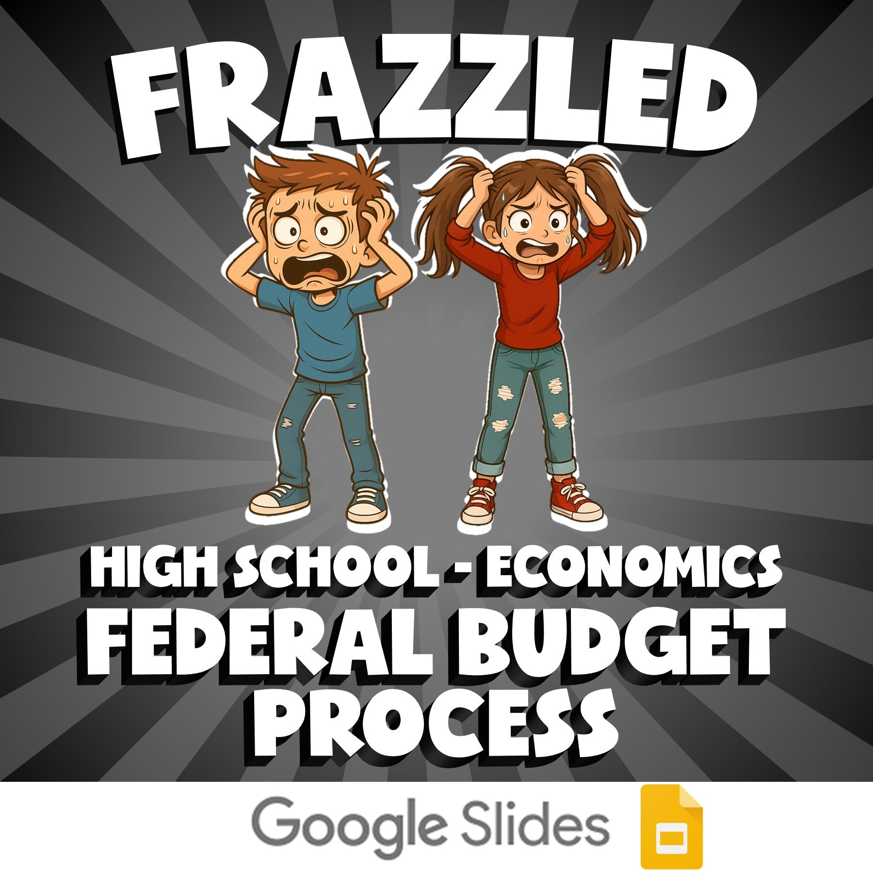 Federal Budget Process FRAZZLED Economics Game - No Prep Review Activity