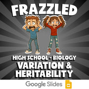 Variation & Heritability FRAZZLED Science Game - No Prep Biology Review Activity