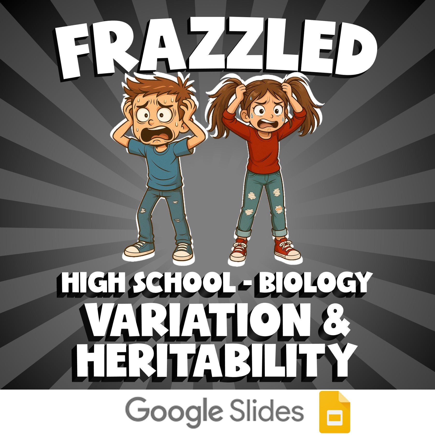 Variation & Heritability FRAZZLED Science Game - No Prep Biology Review Activity