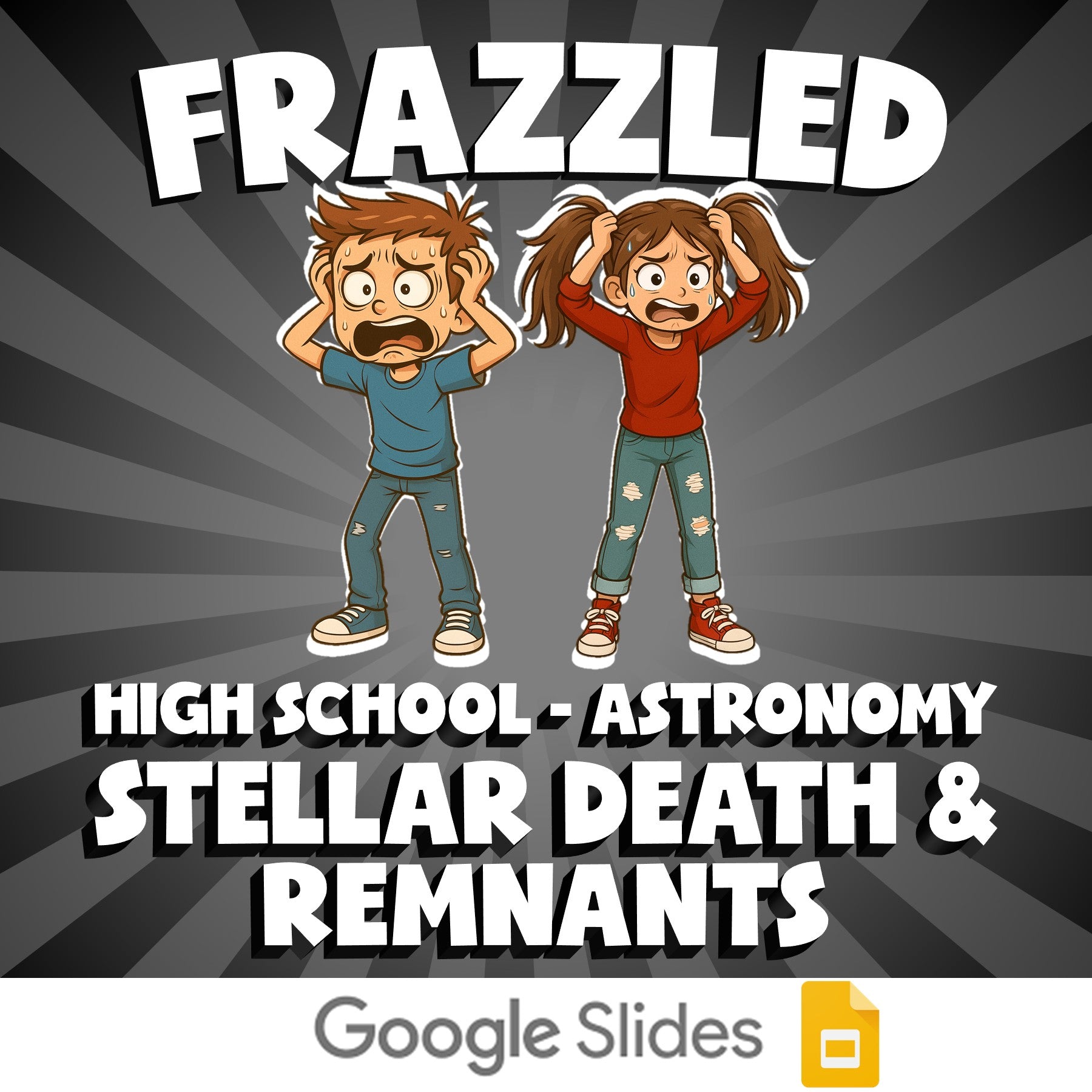 Stellar Death & Remnants FRAZZLED Science Game - No Prep Astronomy Review