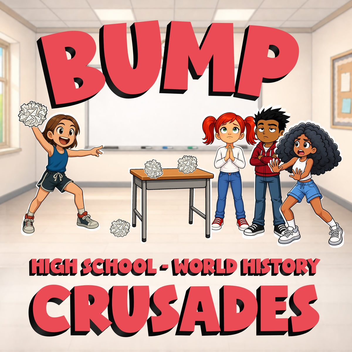 Crusades BUMP Game - No Prep World History Review Activity