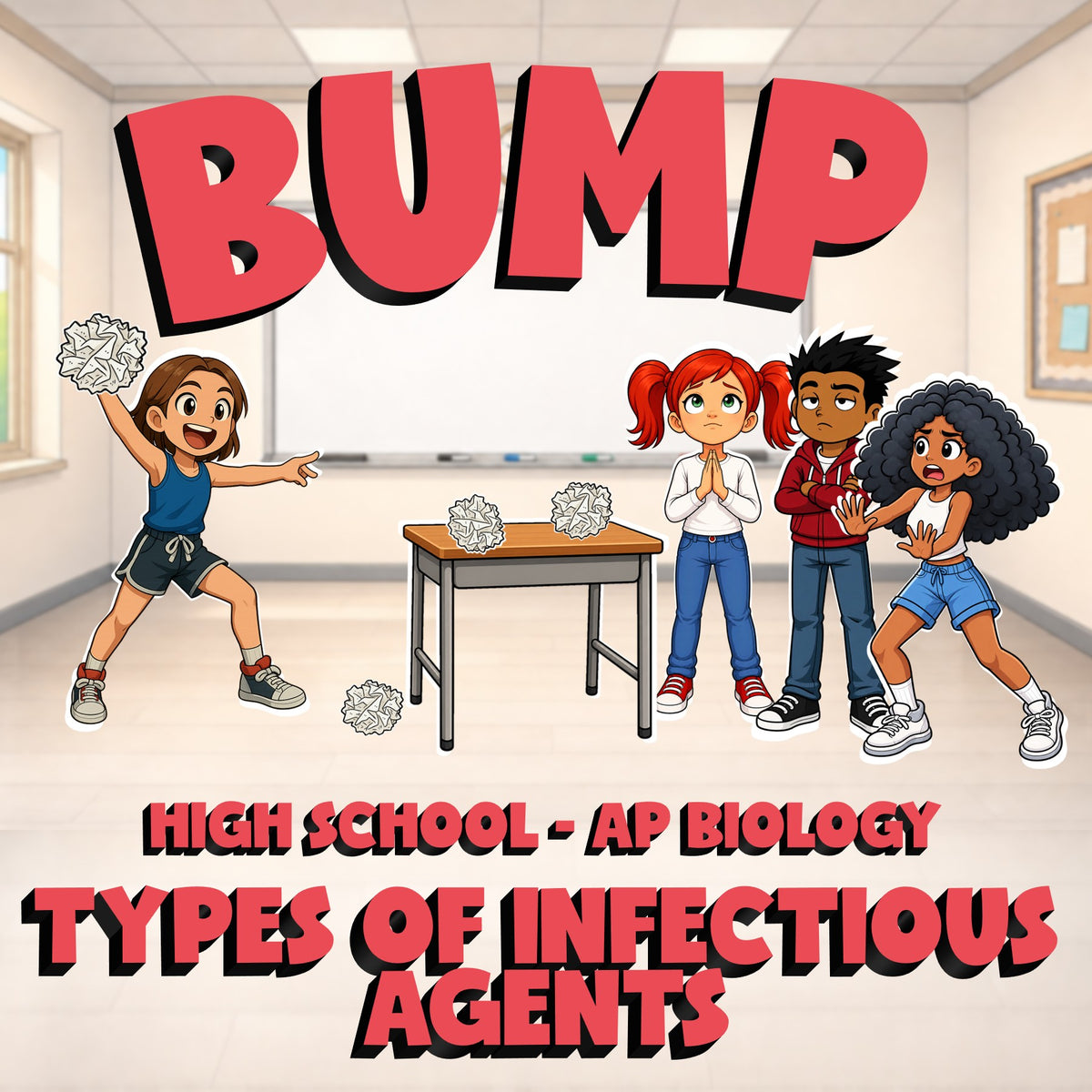 Types of Infectious Agents BUMP Science Game - No Prep AP Biology Review