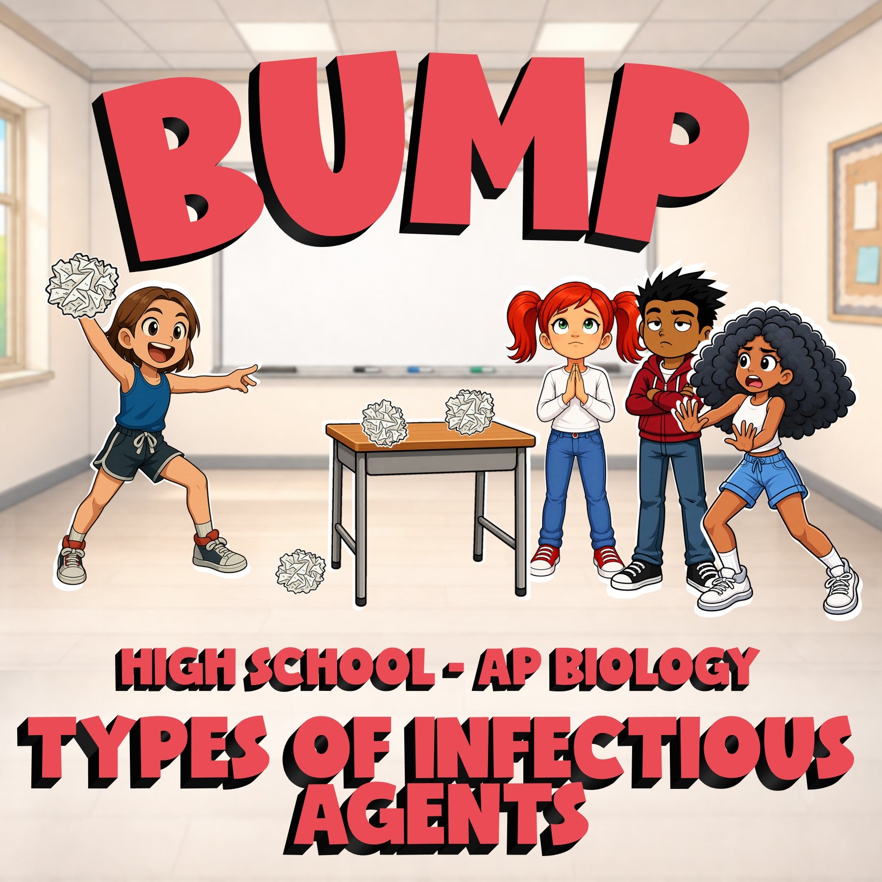 Types of Infectious Agents BUMP Science Game - No Prep AP Biology Review