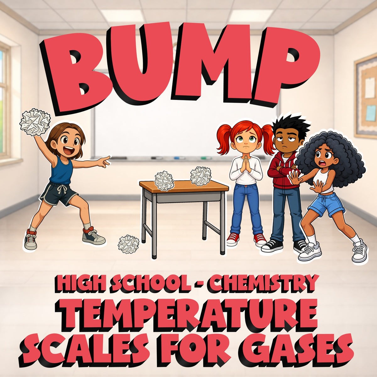 Temperature Scales for Gases BUMP Science Game - No Prep Chemistry Review