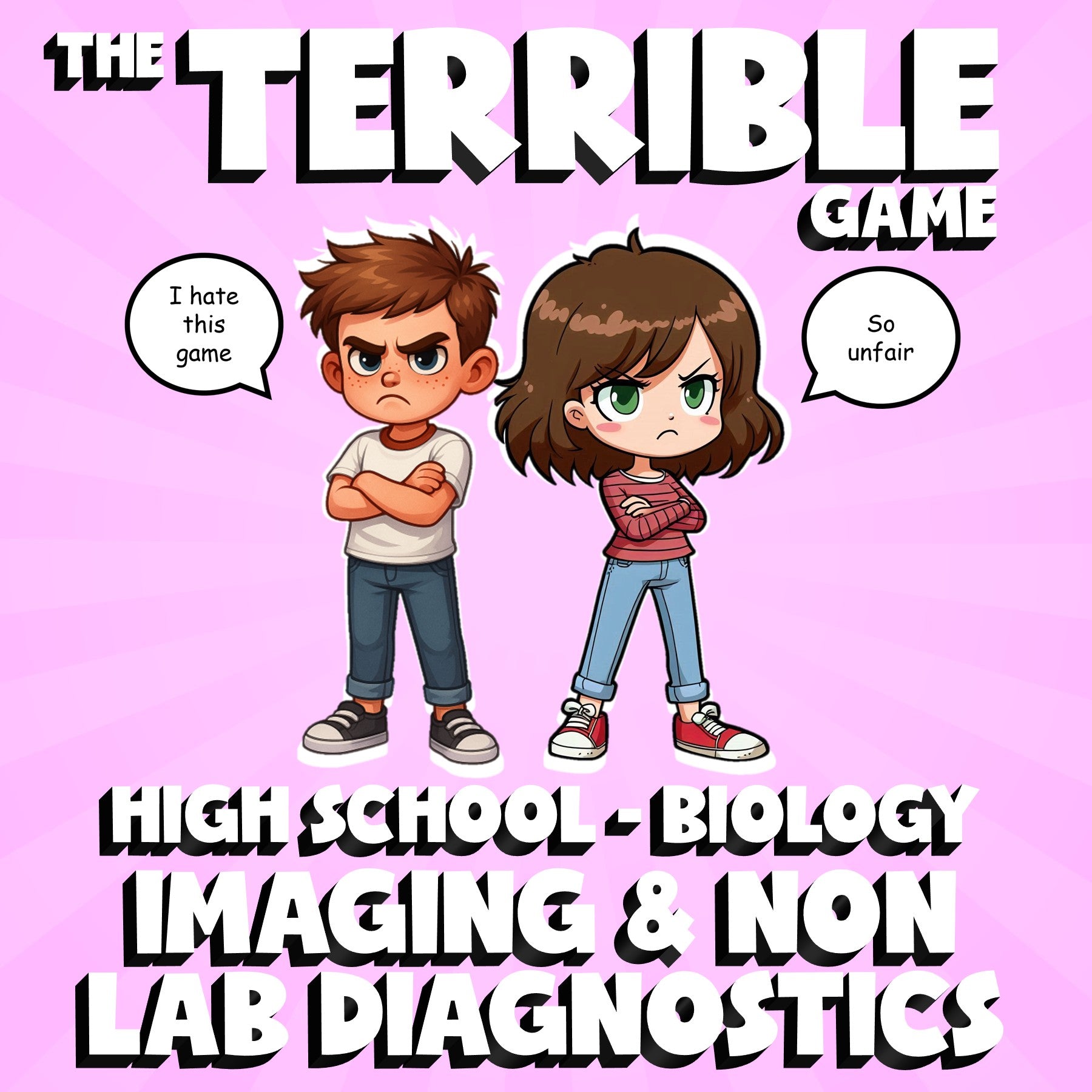 Imaging & Non Lab Diagnostics THE TERRIBLE GAME - No Prep Biology Science Review