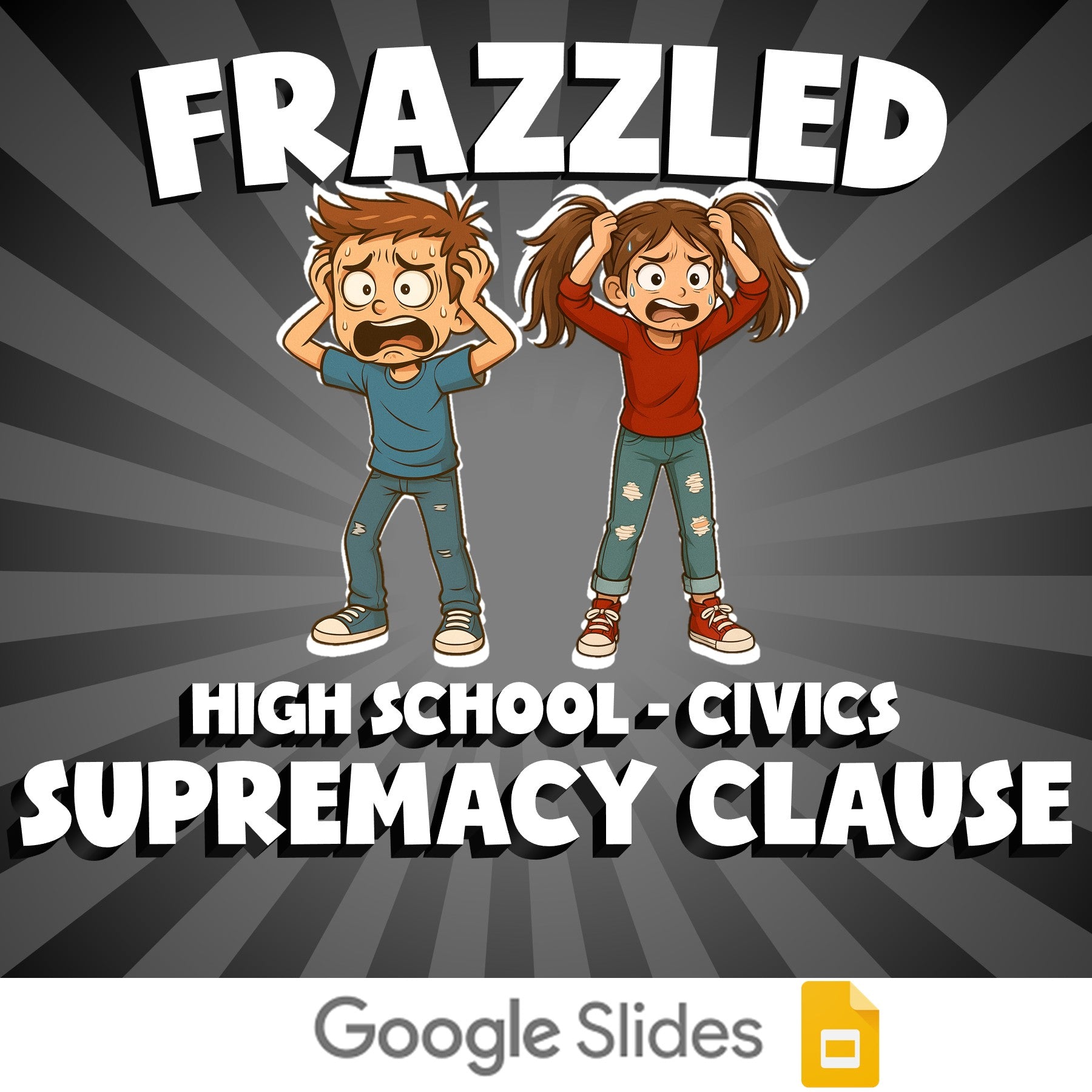 Supremacy Clause FRAZZLED Civics Game - No Prep Review Activity