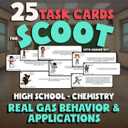Real Gas Behavior & Applications SCOOT TASK CARDS Science Game - Chemistry