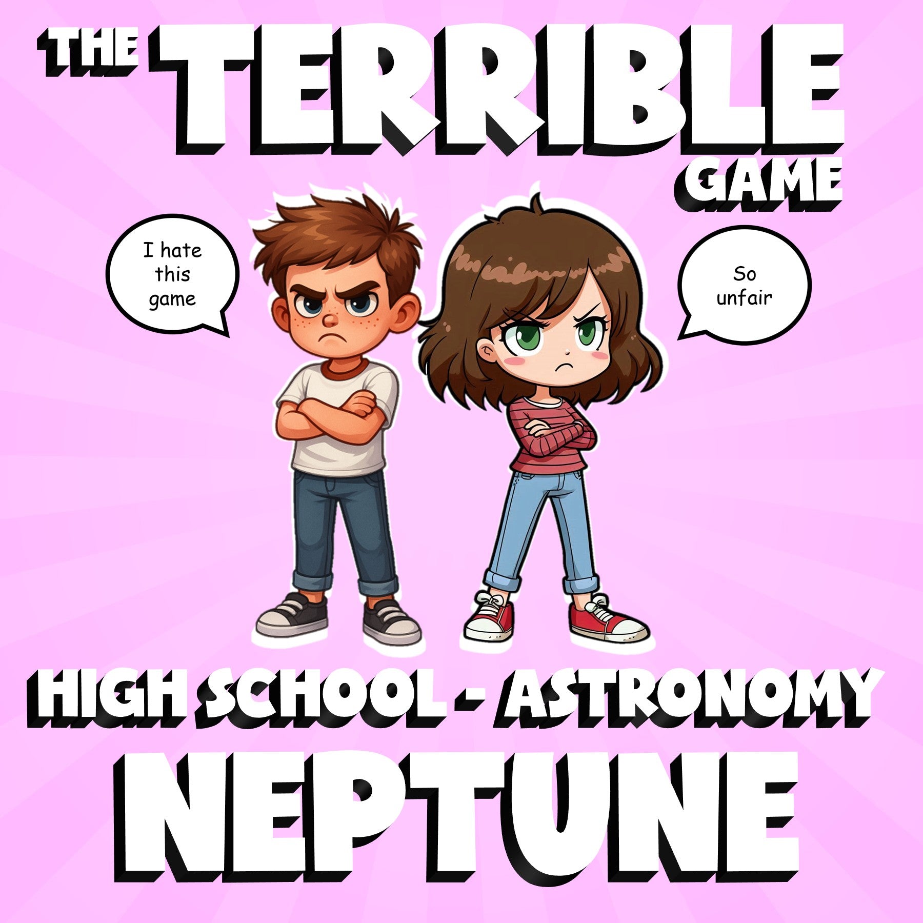Neptune THE TERRIBLE GAME - No Prep Astronomy Science Review Activity