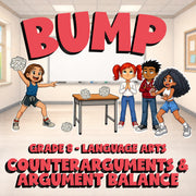 Counterarguments & Argument Balance BUMP ELA Game - No Prep Grade 8 Review