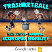 Economic Mobility TRASHKETBALL Economics Game - No Prep Review Activity