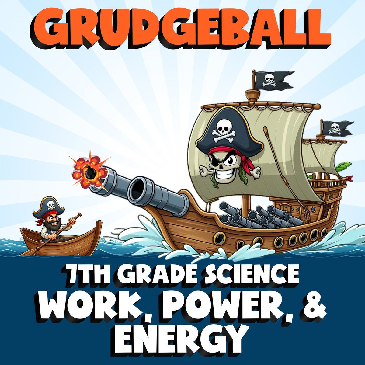 Work, Power, & Energy GRUDGEBALL Science Game - No Prep Grade 7 Review Activity