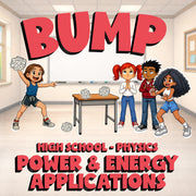 Power & Energy Applications BUMP Science Game - No Prep Physics Review Activity