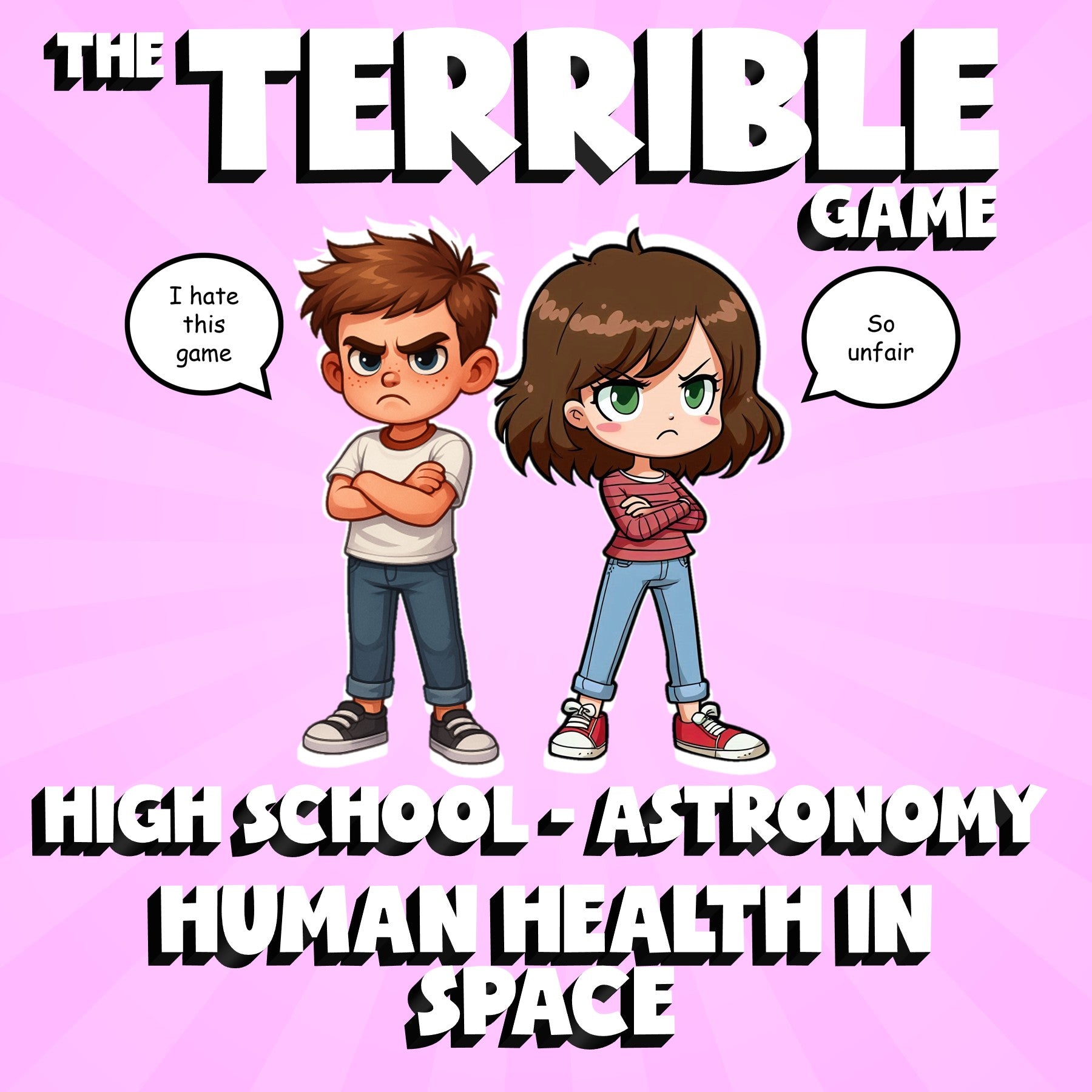 Human Health in Space THE TERRIBLE GAME - No Prep Astronomy Science Review