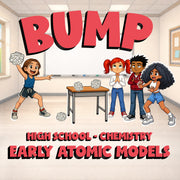 Early Atomic Models BUMP Science Game - No Prep Chemistry Review Activity