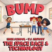 The Space Race & Technology BUMP U.S. History Game - No Prep Review Activity