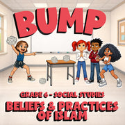 Beliefs & Practices of Islam BUMP Socials Game - No Prep Grade 6 Review Activity